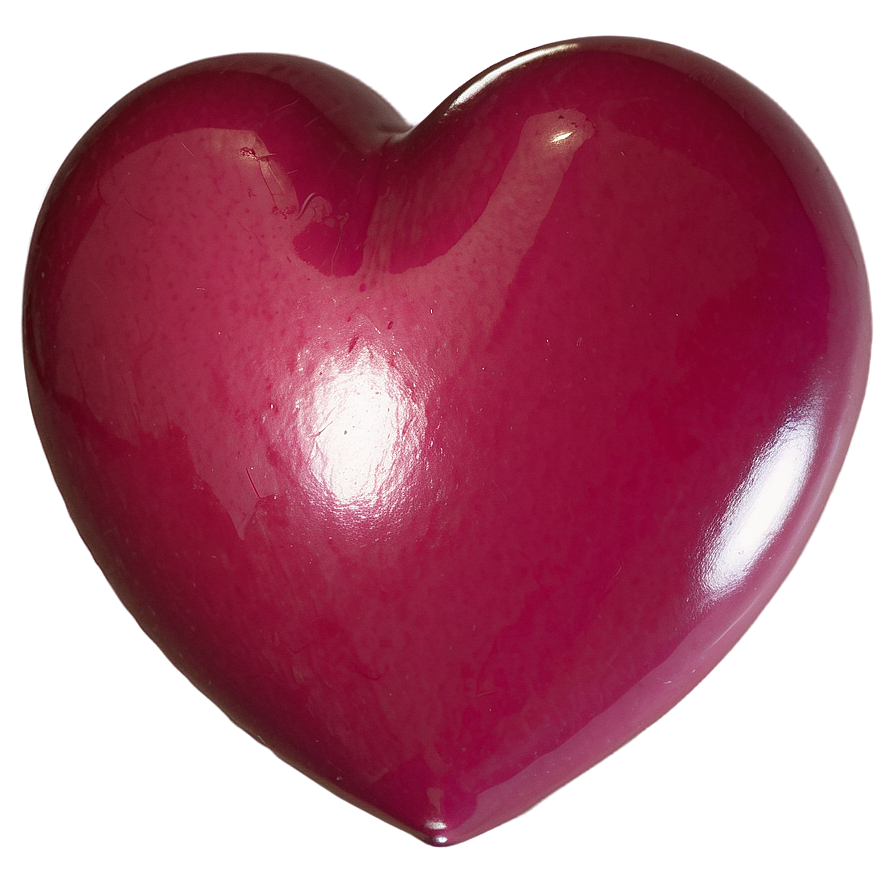 Pink Heart Emoji D PNG Image