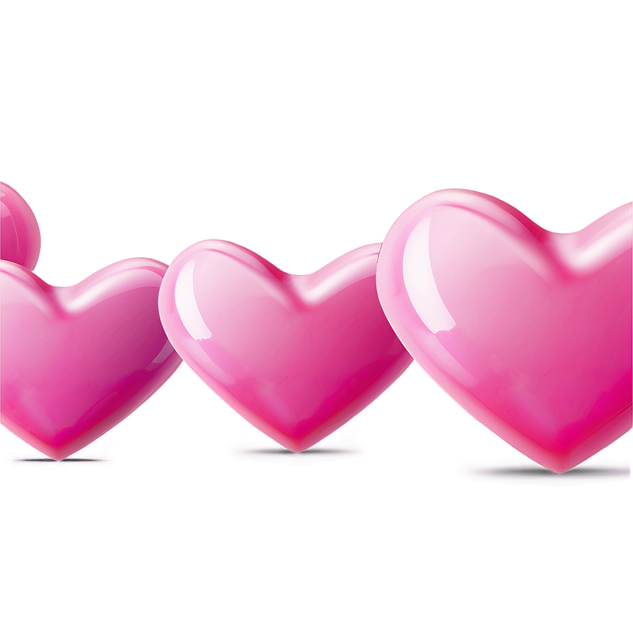 Pink Heart Emoji For Valentine Png Fxa PNG Image