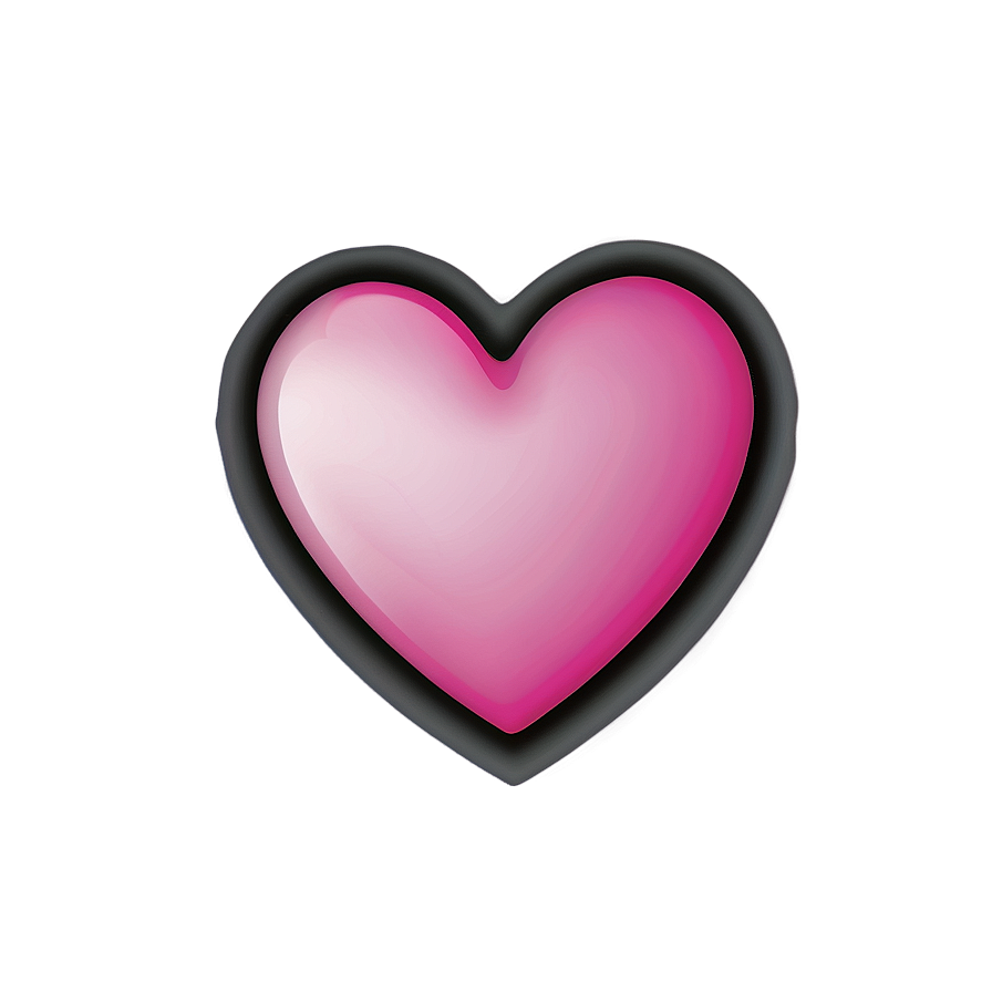 Pink Heart Emoji Png 26 PNG Image