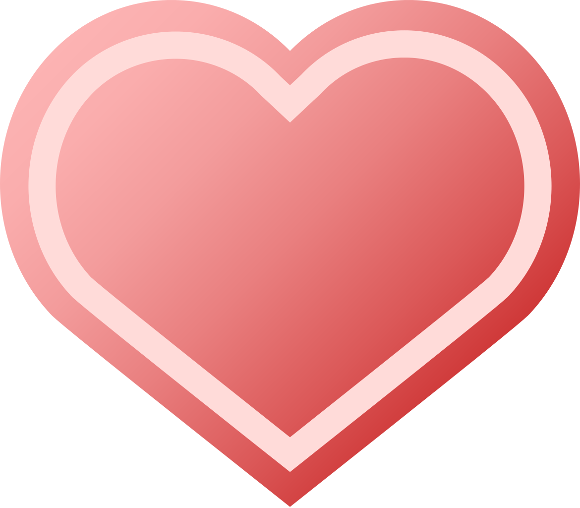 Pink Heart Icon Graphic PNG Image