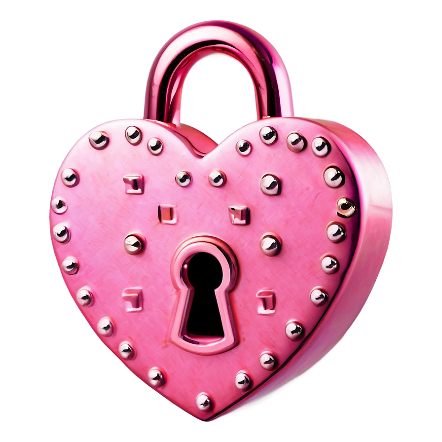 Pink Heart Lock Png 55 PNG Image