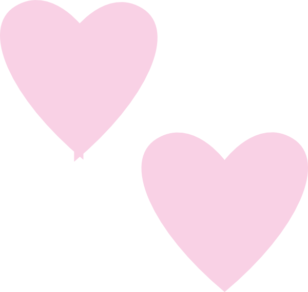 Pink Heart Vectorson Grey Background PNG Image