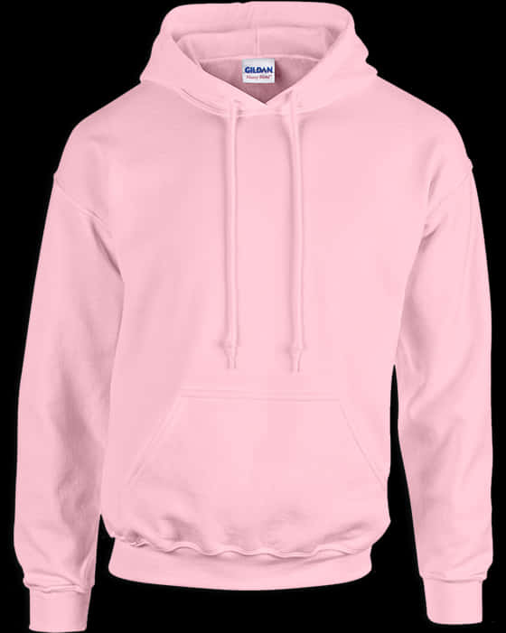 Pink Hoodie Blank Gildan Brand PNG Image