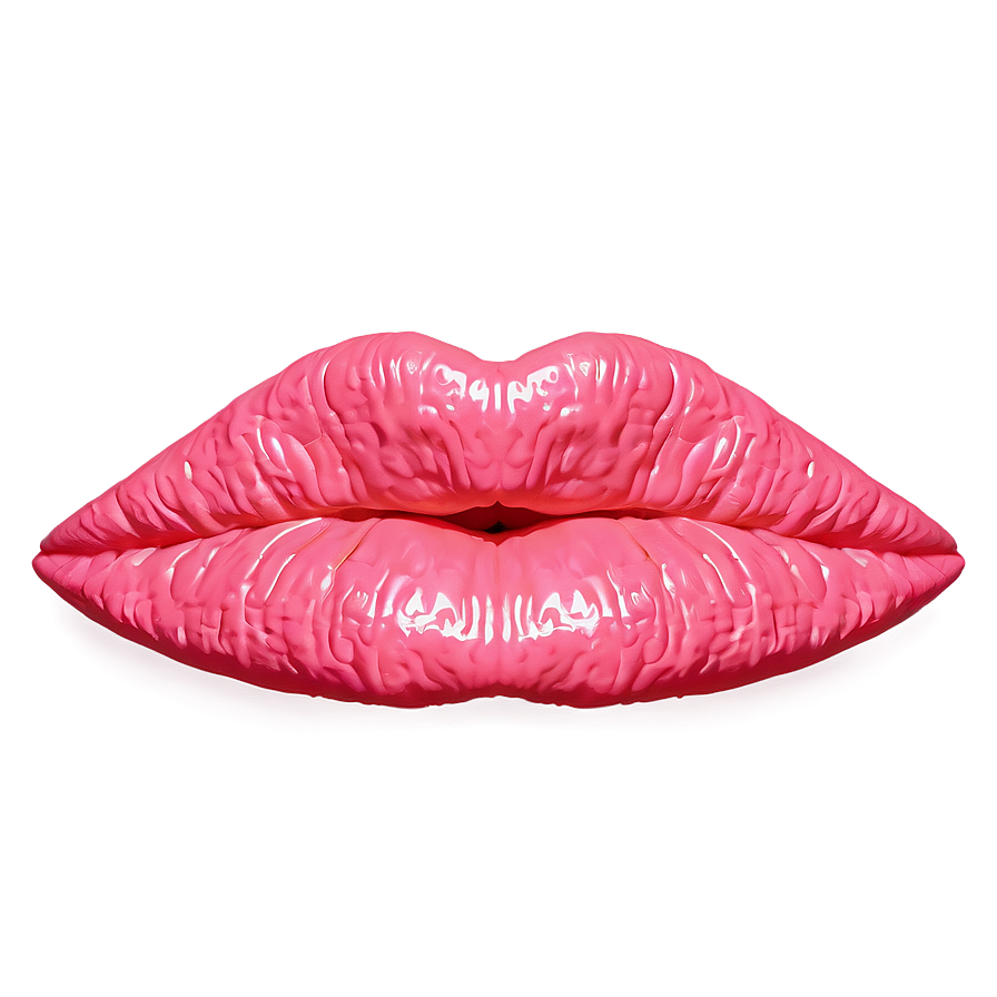 Pink Kissing Lips Png Byd PNG Image