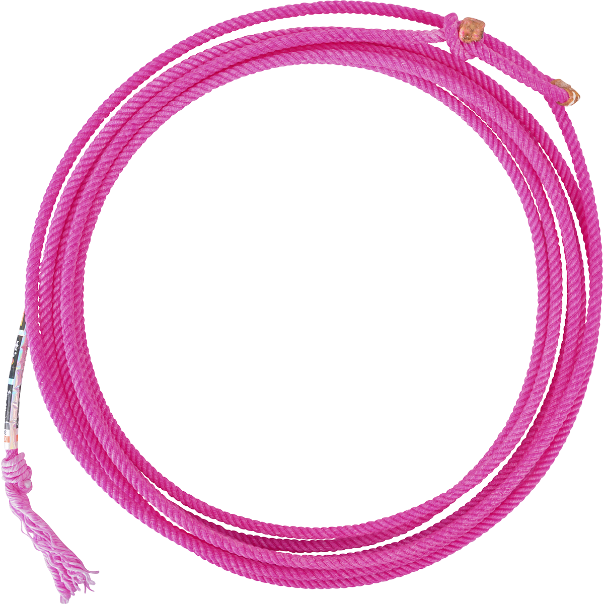 Pink Lasso Rope Coiled PNG Image