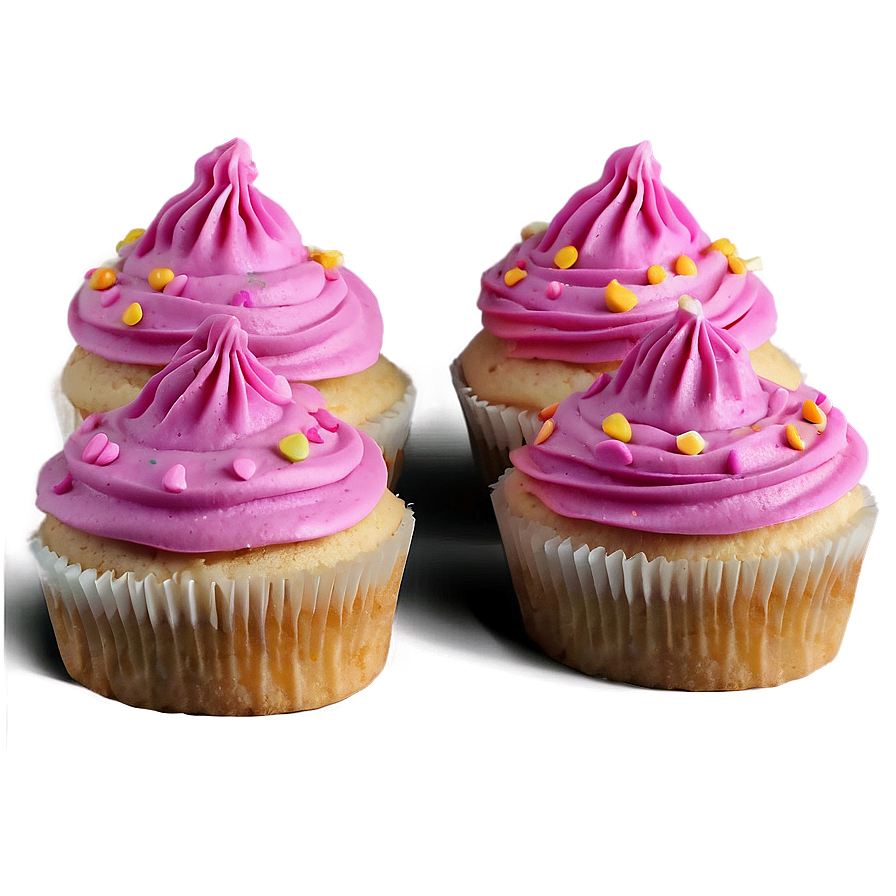 Pink Lemonade Cupcakes Decorating Png 06212024 PNG Image