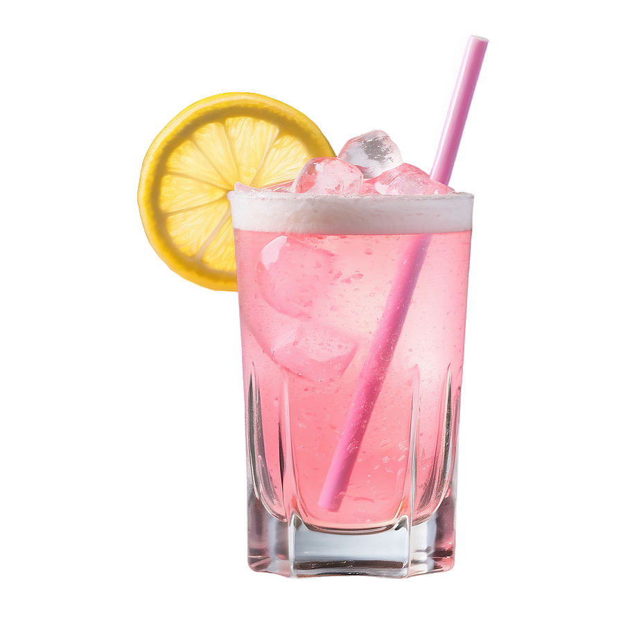 Pink Lemonade Fizz Cocktail Png Jbt47 PNG Image