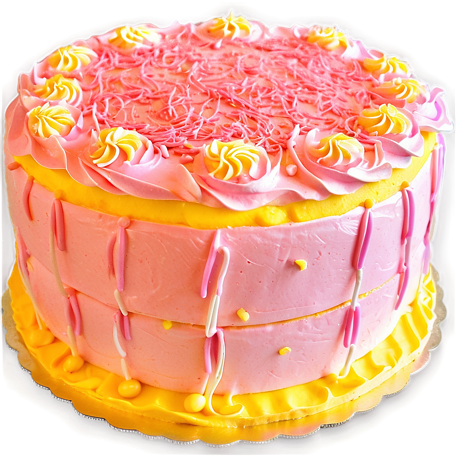 Pink Lemonade Layer Cake Png 78 PNG Image