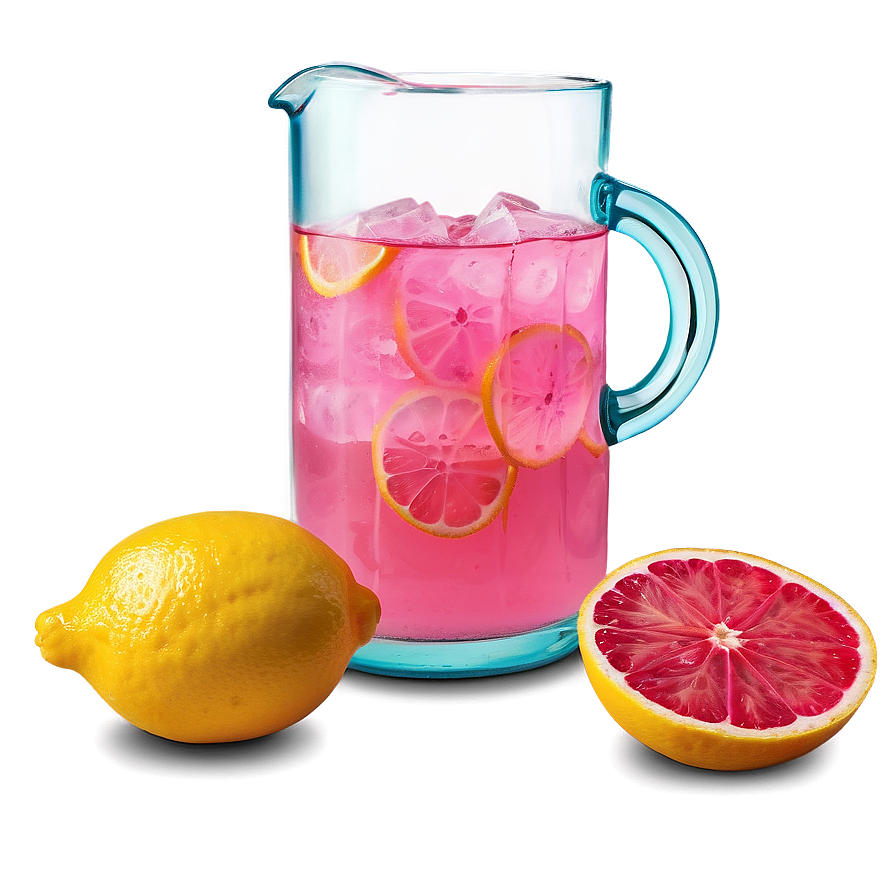 Pink Lemonade With Real Lemons Png Uho PNG Image