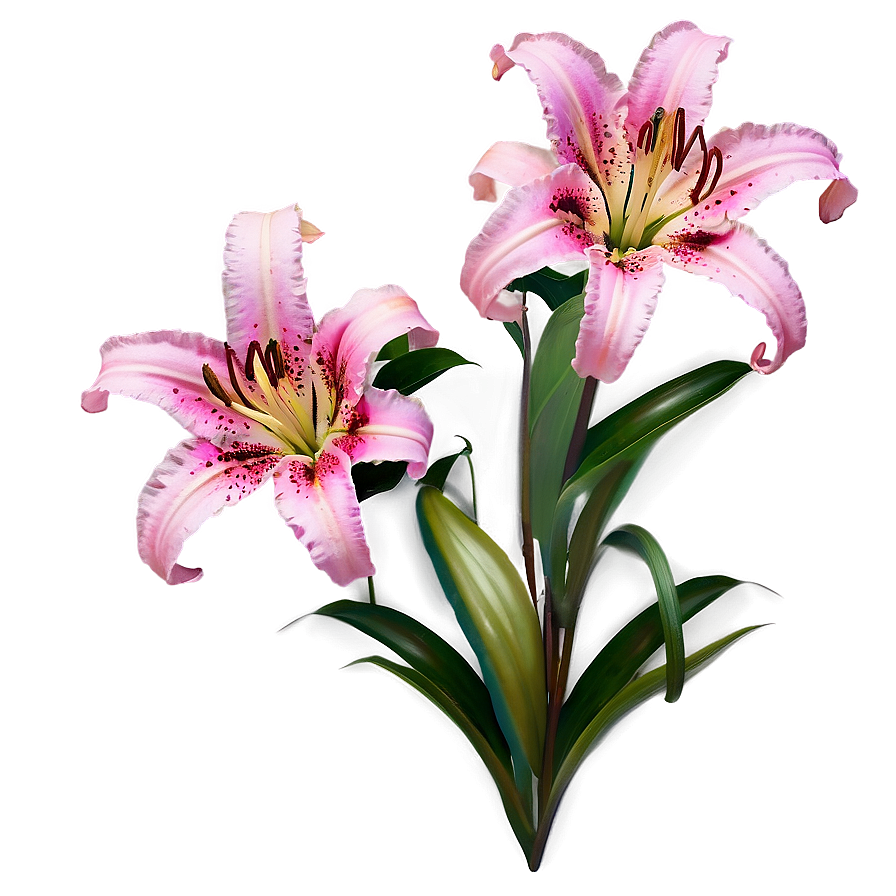 Pink Lily Flower Png 80 PNG Image