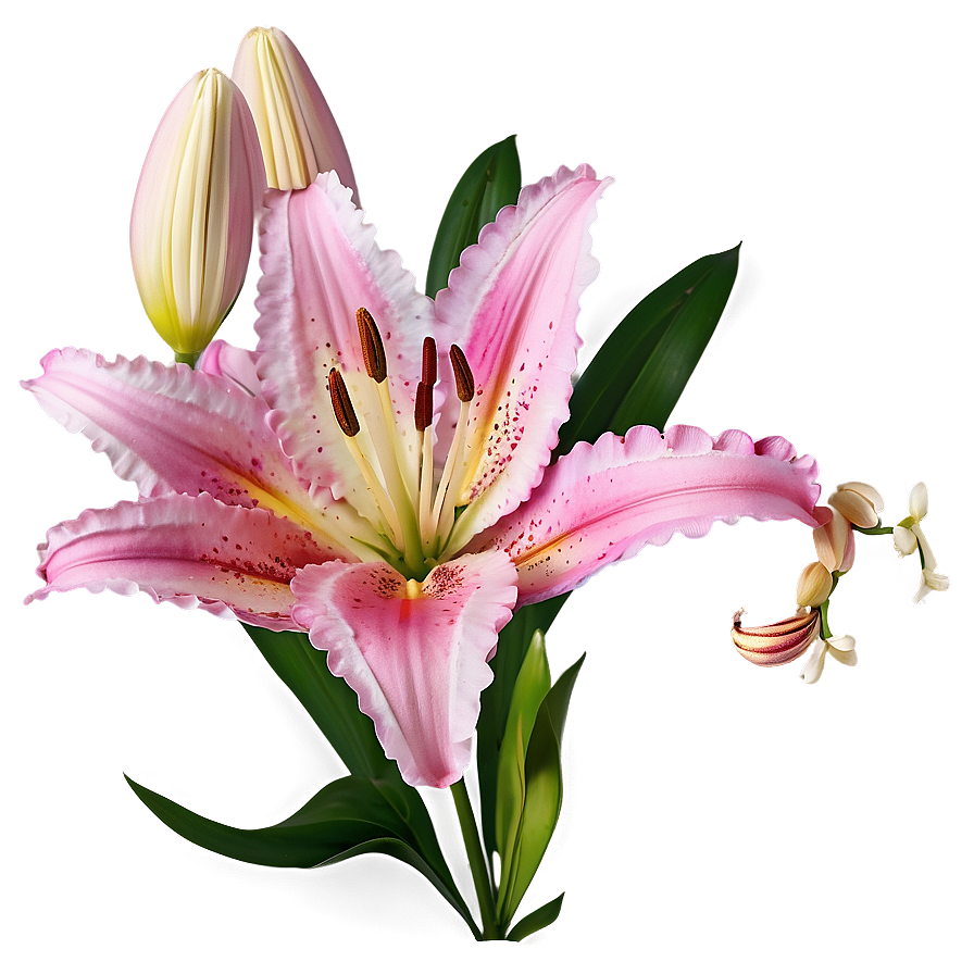 Pink Lily Flower Png Bhp83 PNG Image