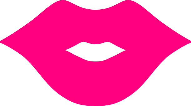 Pink Lips Graphic PNG Image