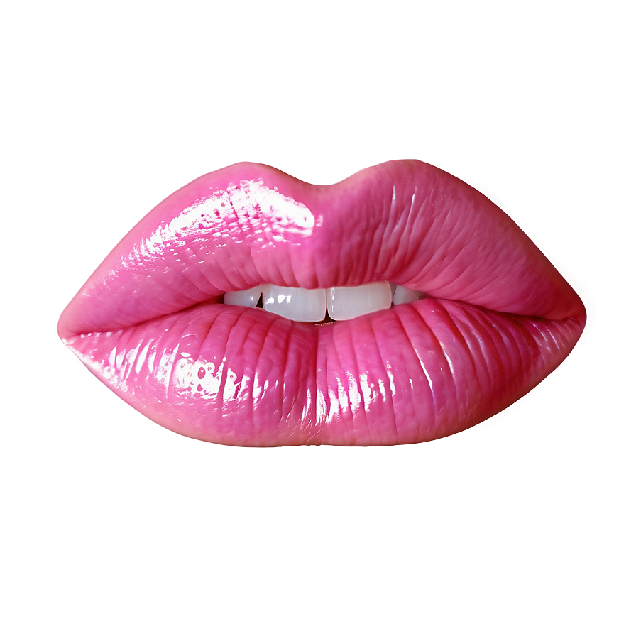 Pink Lips With Gloss Png Dsc35 PNG Image