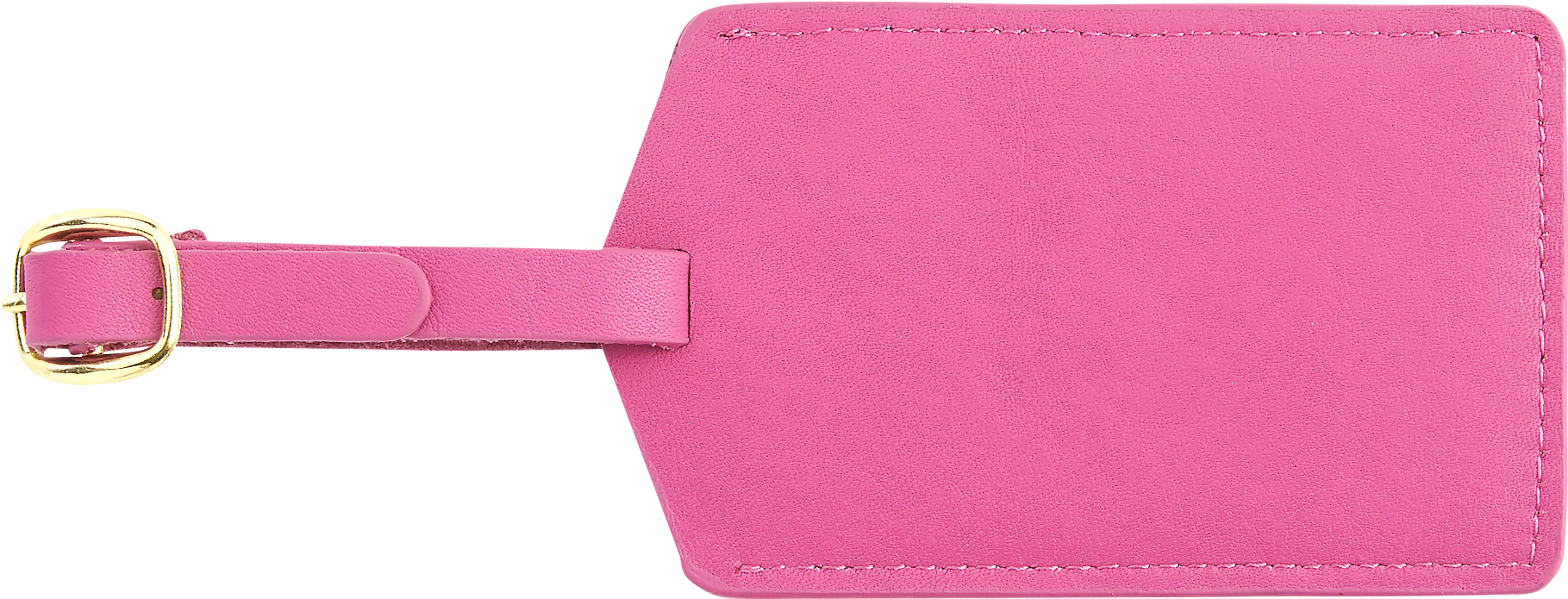 Pink Luggage Tag Isolated PNG Image