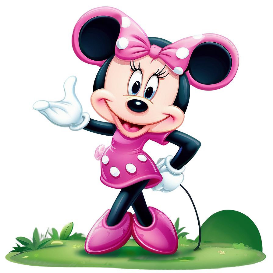 Pink Minnie Mouse Creative Design Png Csi PNG Image