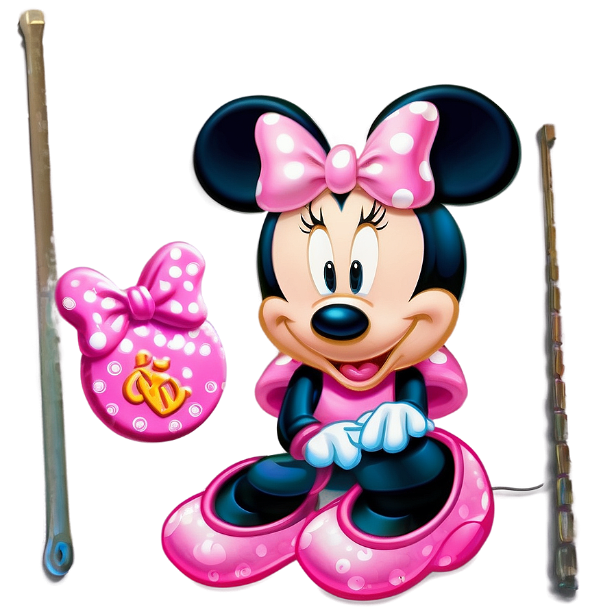 Pink Minnie Mouse Party Supplies Png 06212024 PNG Image