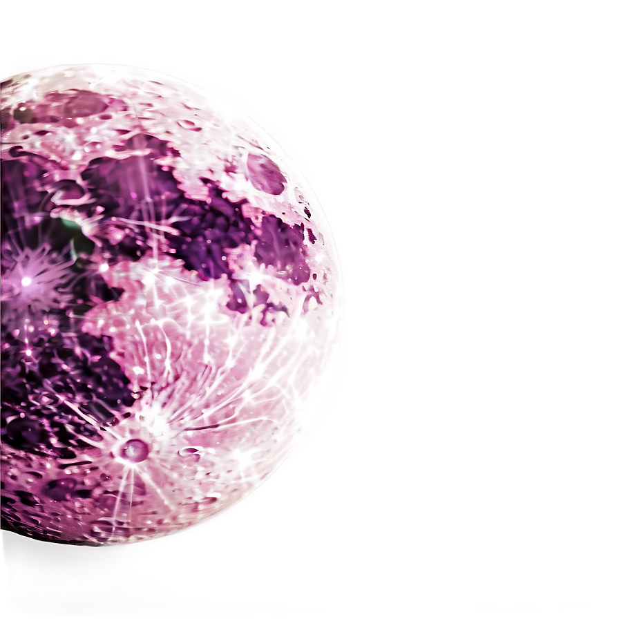 Pink Moon A PNG Image