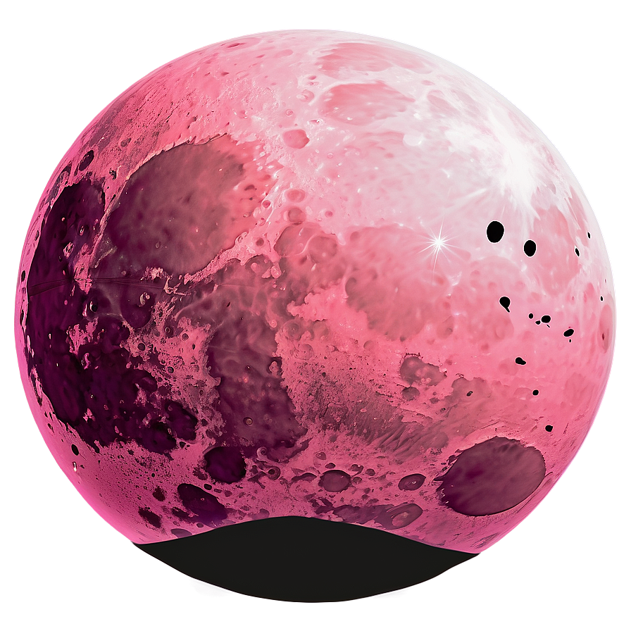 Pink Moon Festival Celebration Png 3 PNG Image