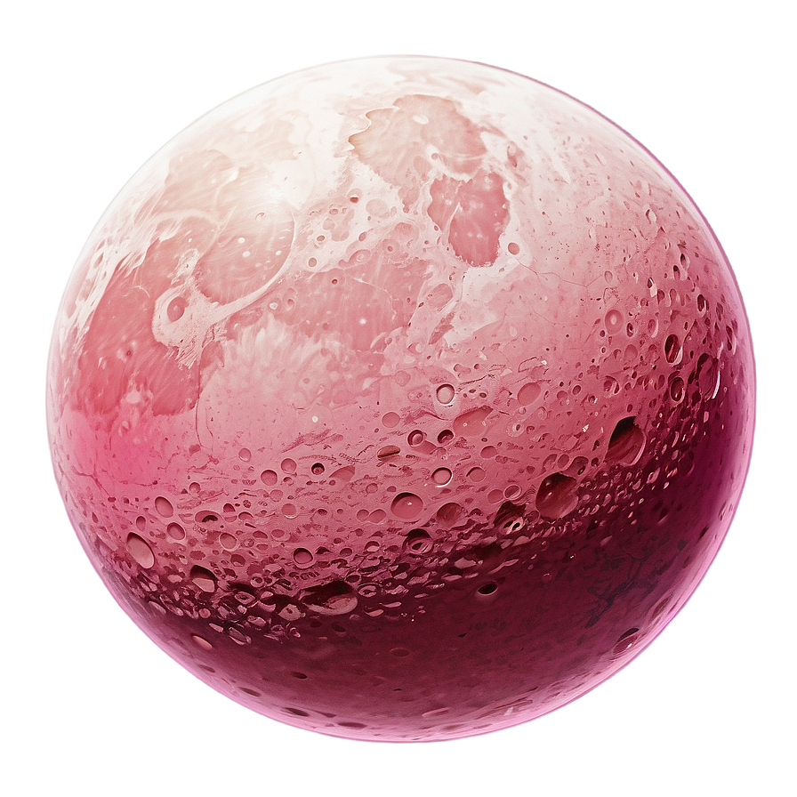 Pink Moon In Anime Style Png Sbs2 PNG Image