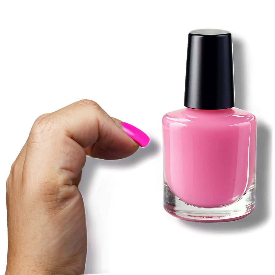 Pink Nail Polish Png Gxu PNG Image