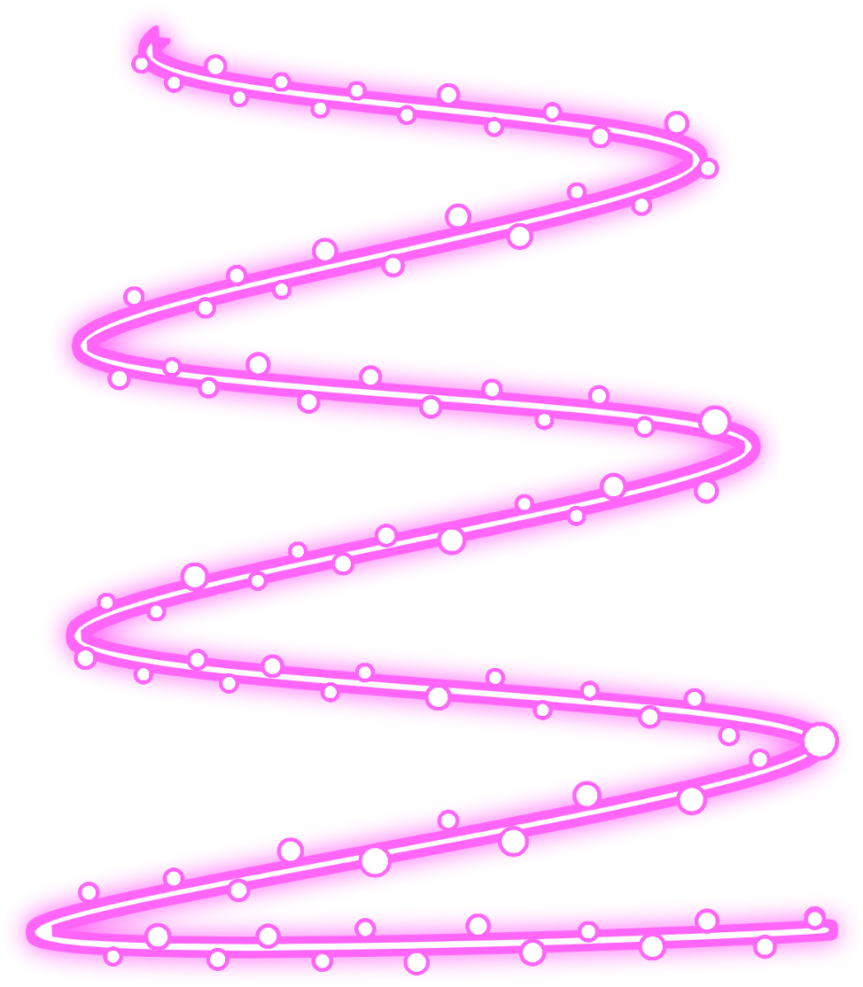 Pink Neon Arrow Sign PNG Image