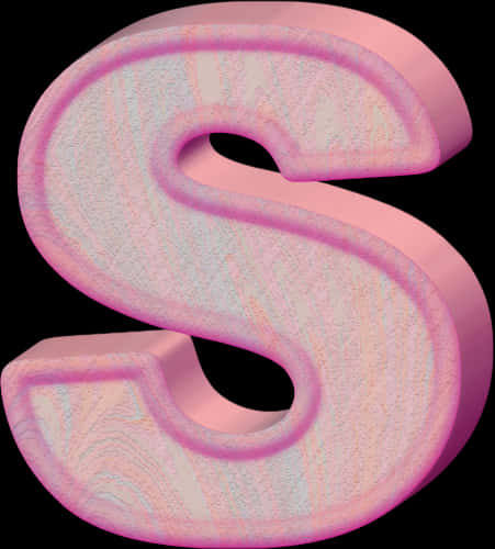 Pink_ Number_ S_ Cake_ Design PNG Image