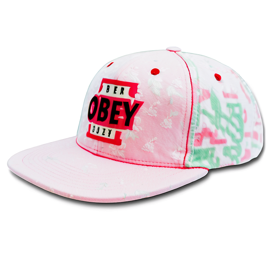 Pink Obey Hat Png Xgi PNG Image