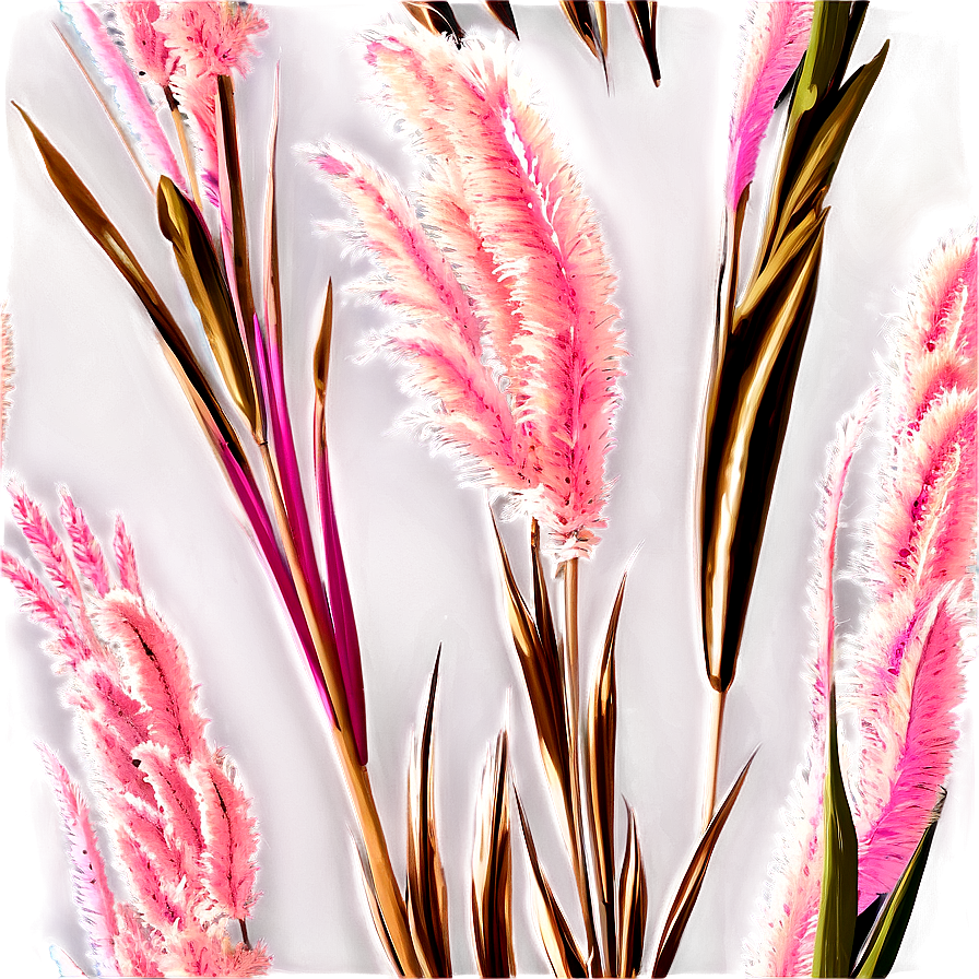 Pink Pampas Grass Png Uit PNG Image