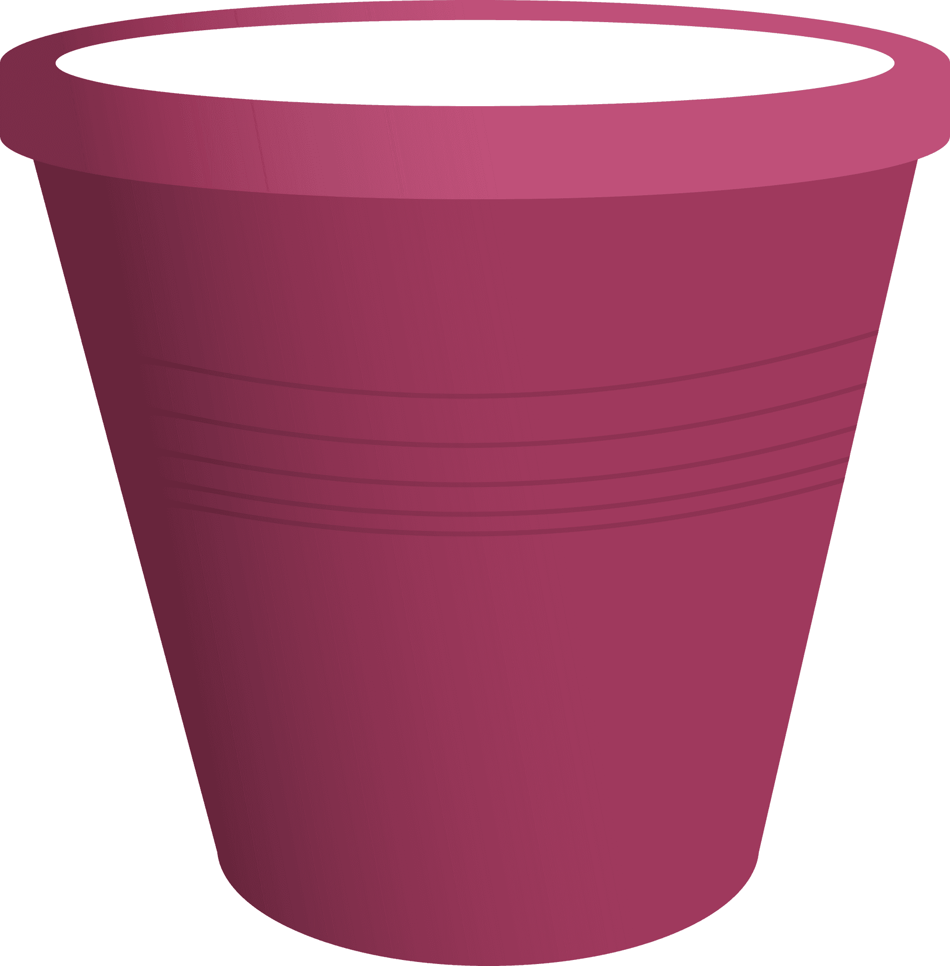 Pink Plastic Bucket3 D Render PNG Image