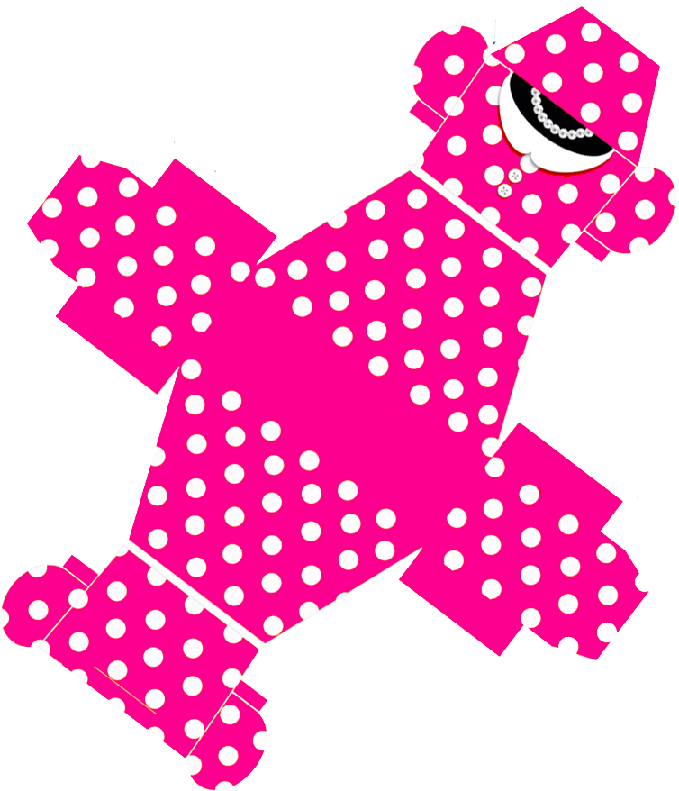 Pink Polka Dot Minnie Cutout PNG Image