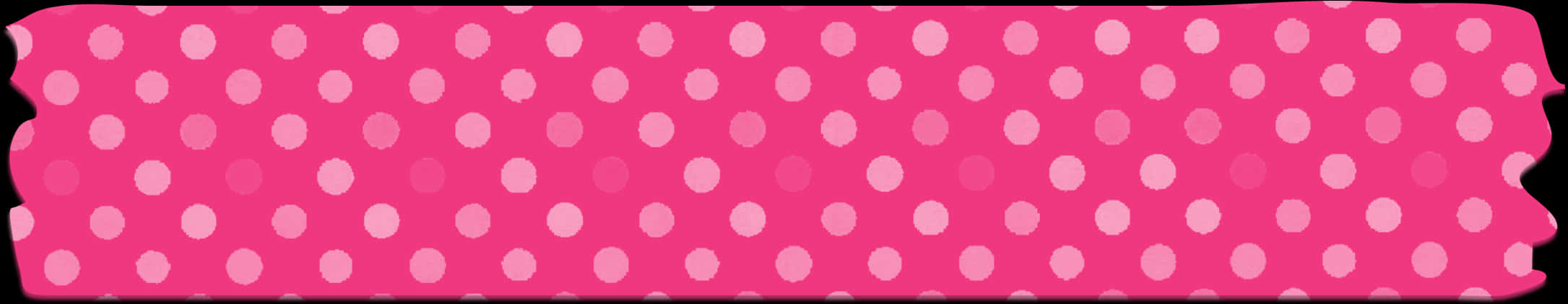 Pink Polka Dot Washi Tape PNG Image