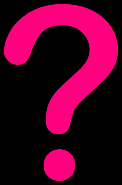 Pink Question Mark Clipart PNG Image