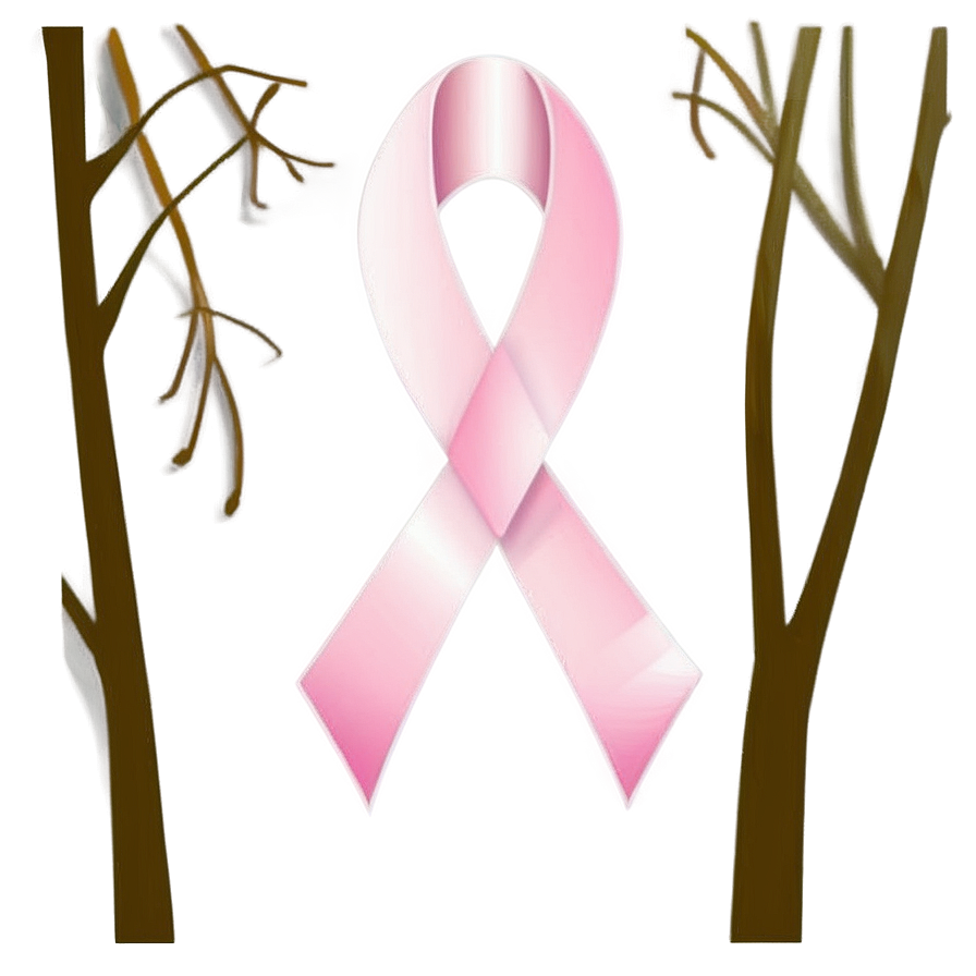 Pink Ribbon Heart October Png 7 PNG Image