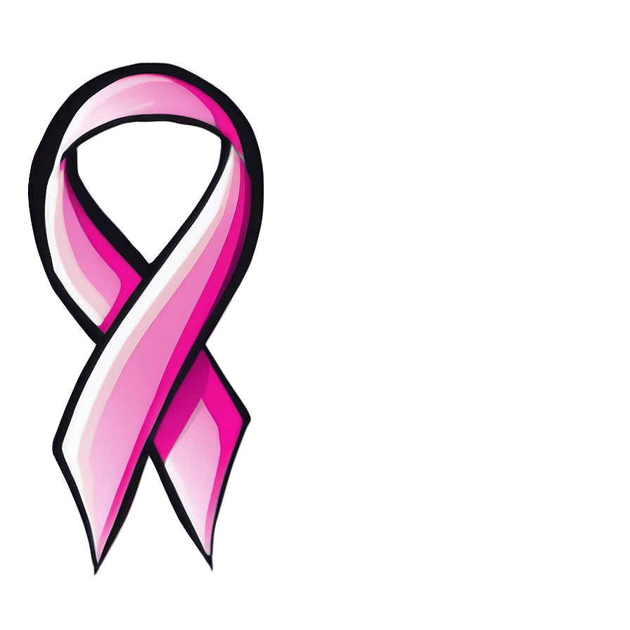 Pink Ribbon With Ribbon Png Trm PNG Image