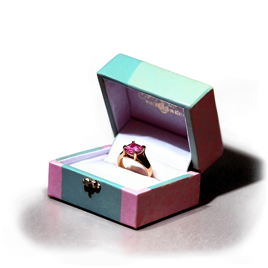 Pink Ring Box Png Gba PNG Image