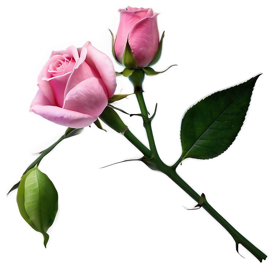 Pink Rose Bud Png Qnd14 PNG Image