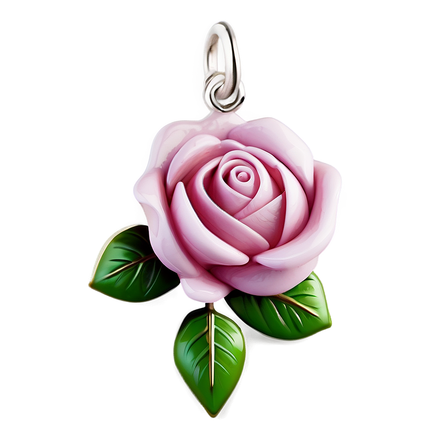 Pink Rose Charm Png Lss73 PNG Image