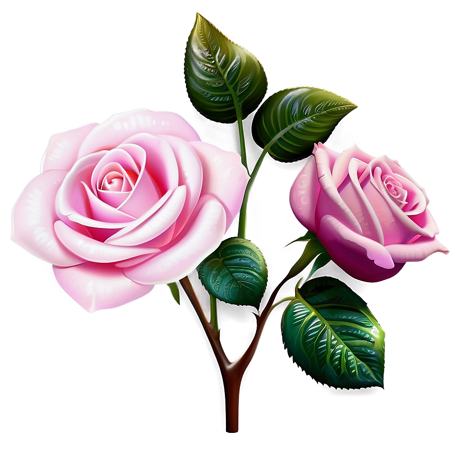 Pink Rose Fantasy Png Nls80 PNG Image