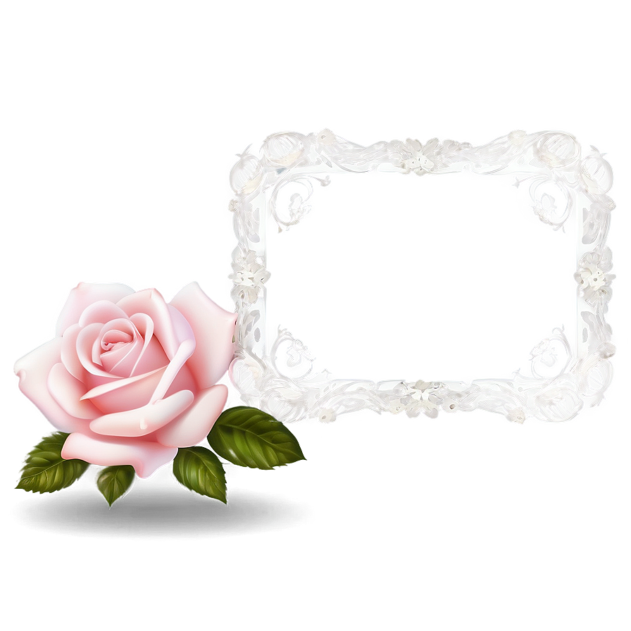 Pink Rose Frame Png 05242024 PNG Image