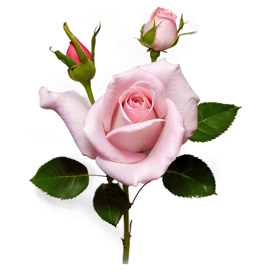 Pink Rose In Bloom Png Xhc PNG Image