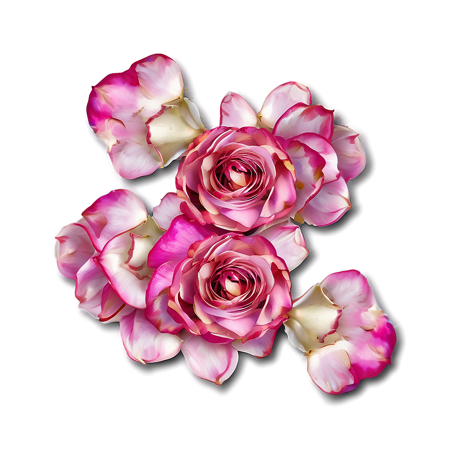 Pink Rose Petals Png Kqg PNG Image