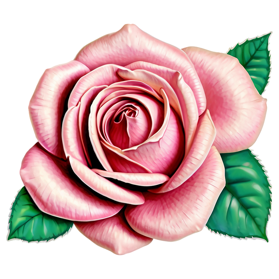 Pink Rose Sketch Png 05242024 PNG Image