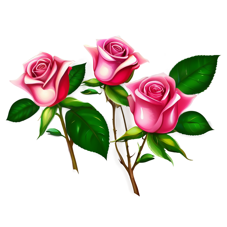 Pink Roses Png 44 PNG Image