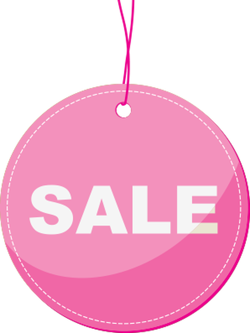 Pink Sale Tag Special Offer PNG Image