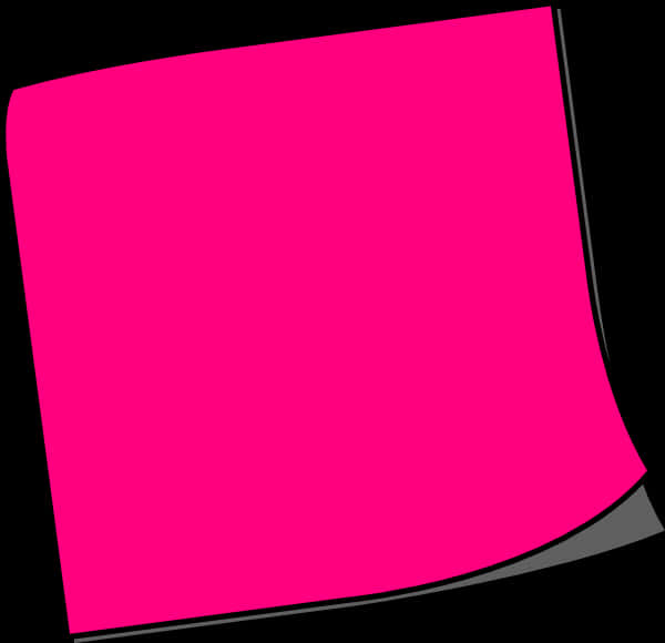 Pink Sticky Note Vector PNG Image