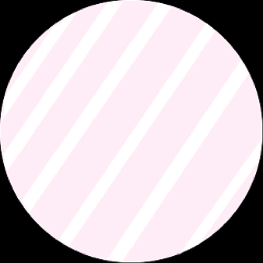 Pink Striped Circle Graphic PNG Image