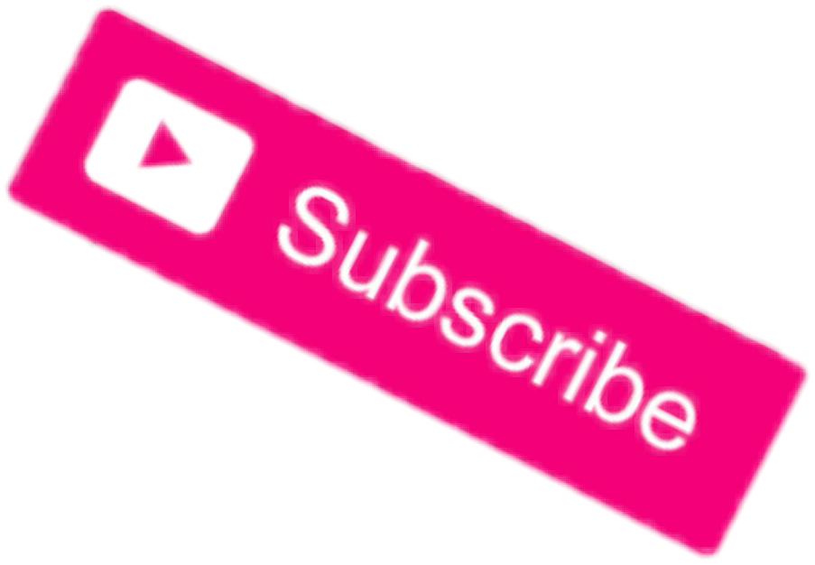 Pink Subscribe Button PNG Image