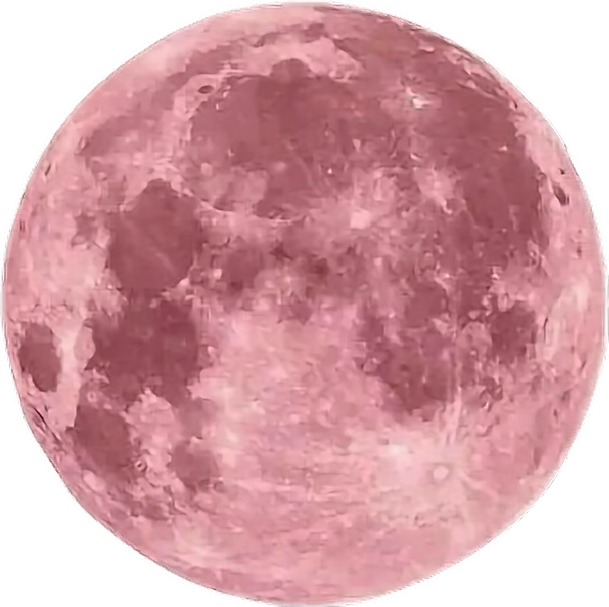 Pink Tumblr Moon PNG Image