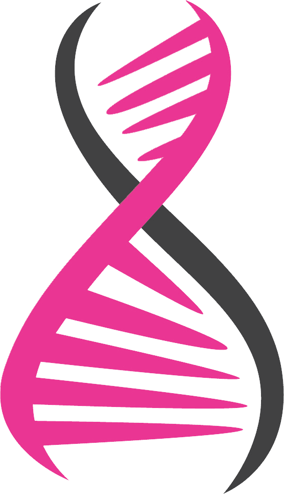 Pinkand Black D N A Structure PNG Image