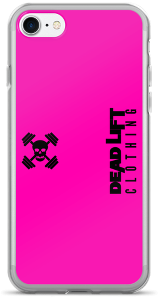 Pinki Phone Case Deadlift Clothing Design PNG Image